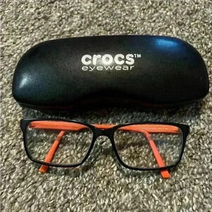 Crocs Eyewear Mod CF3116 COL.20OE 15 D 15 138 Black/Orange Eyeglasses With Case